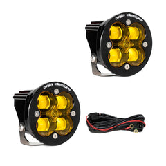 Baja Designs Squadron-R SAE LED Light Pod Pair, SAE Fog, Baja Amber 247816