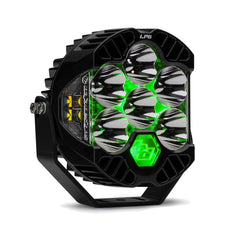 Baja Designs LP6 Pro LED Auxiliary Light Pod, Driving/Combo, Clear, Green Backlight 270016