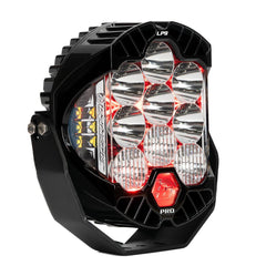 Baja Designs LP9 Pro LED Auxiliary Light Pod, Driving/Combo, Clear, Red Backlight 320014