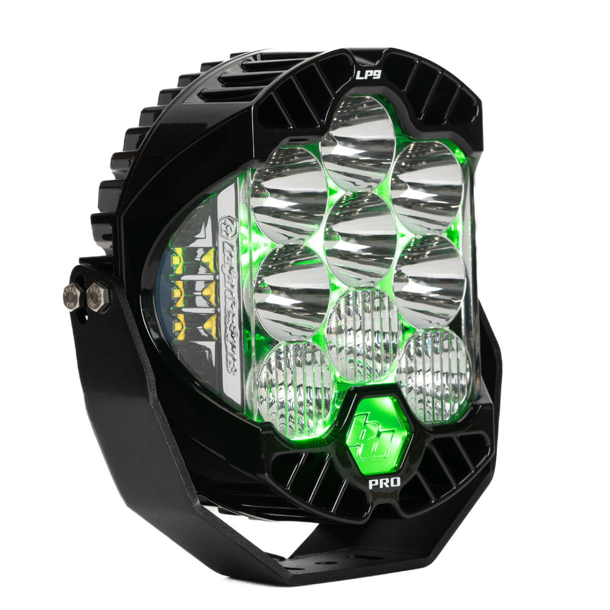 Baja Designs LP9 Pro LED Auxiliary Light Pod, Driving/Combo, Clear, Blue Backlight 320015