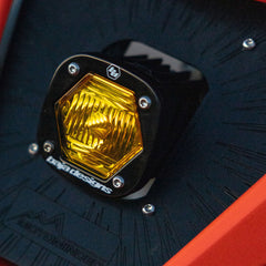 Baja Designs S1 with Trail Lens LED Auxiliary Light Pod, Baja Amber 38-0012