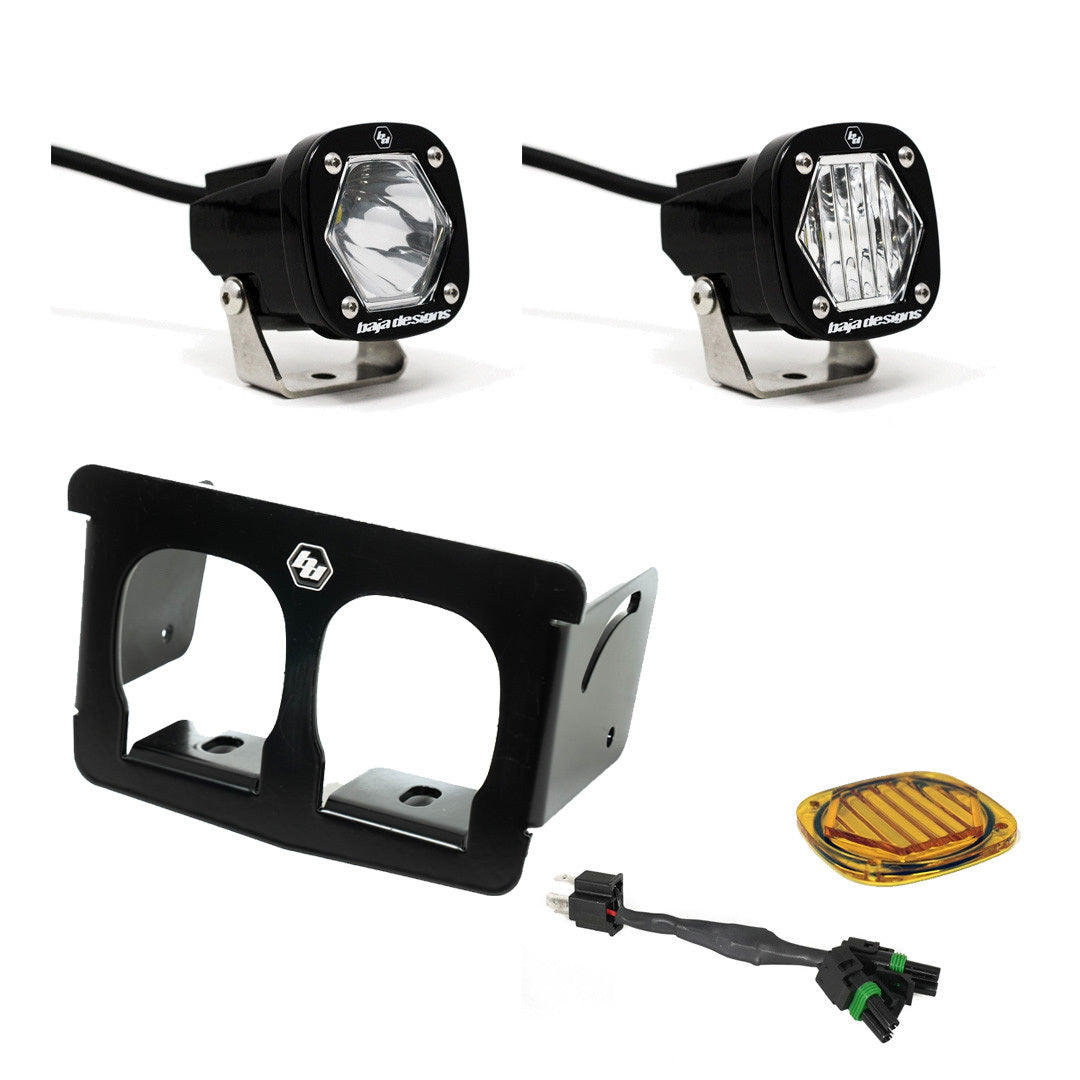 Baja Designs Dual S1 Headlight Kit for Suzuki DRZ400/S/SM, DR650/SE/R/RE/S 387006