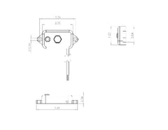 Baja Designs 398051 LED Dome Light w/Switch Clear