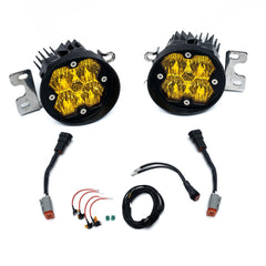 Baja Designs Squadron-R 2.0 Sport Fog Pocket Light Kit, Wide Cornering, Baja Amber for Toyota 2016-21 RAV4, 2014-19 Highlander 44-0005