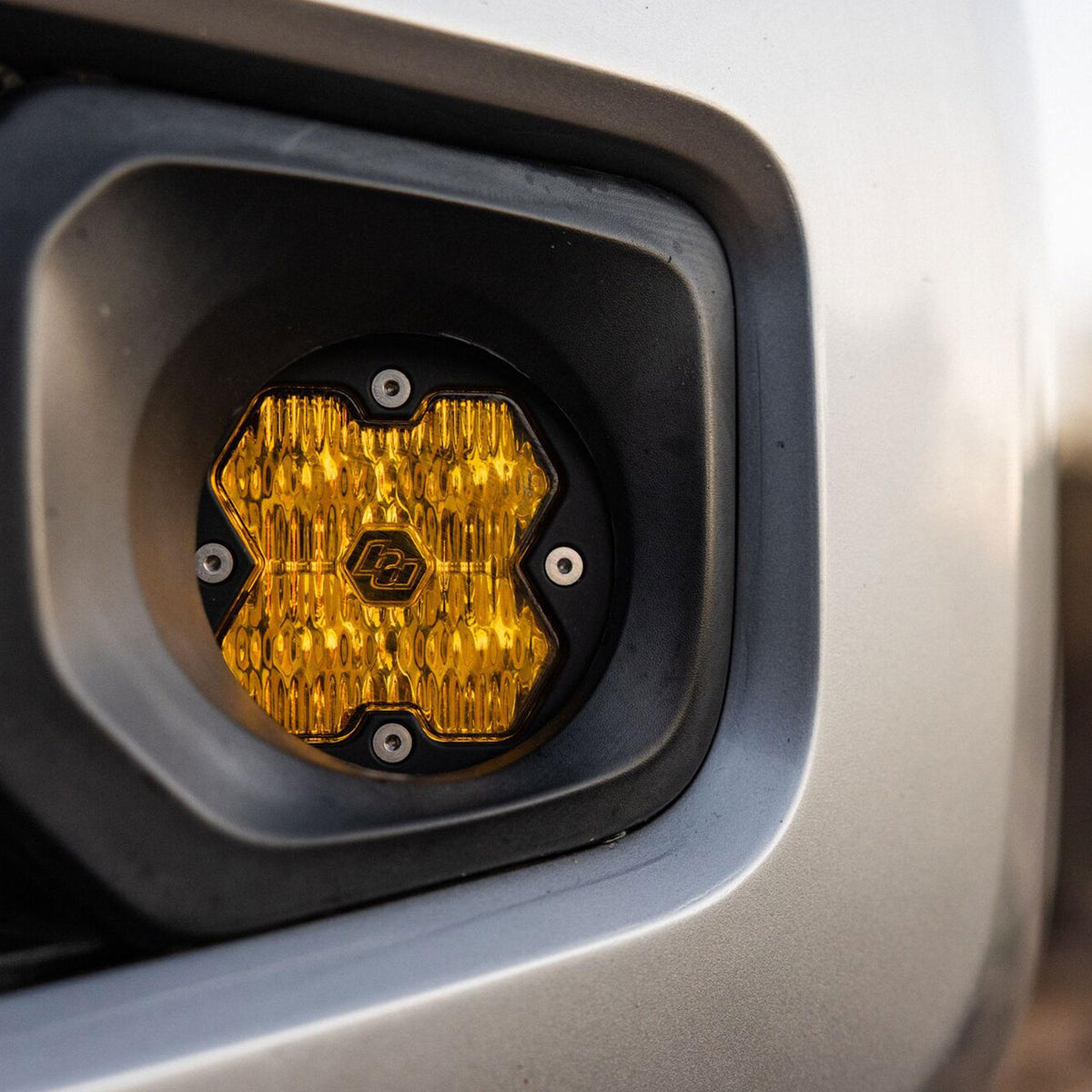 Baja Designs Squadron-R 2.0 Sport Fog Pocket Light Kit, Wide Cornering, Baja Amber for Toyota 2010-24 4Runner, 2012-23 Tacoma, 2014-21 Tundra 44-0006