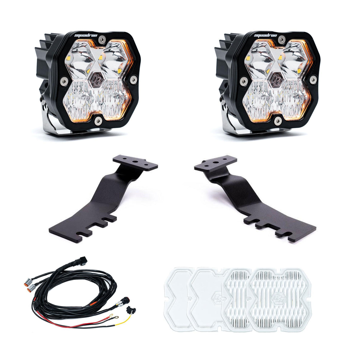 Baja Designs Squadron 2.0 Sport A-Pillar Light Kit, Driving/Combo, Clear for Toyota 2024-26 Tacoma 44-0009
