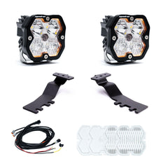 Baja Designs Squadron 2.0 Sport A-Pillar Light Kit, Driving/Combo, Clear for Toyota 2024-26 Tacoma 44-0009