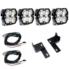 Baja Designs Squadron 2.0 Pro Behind-the-Grille Light Kit, Multi-Pattern, Clear for Toyota 2025-26 4Runner 44-0012
