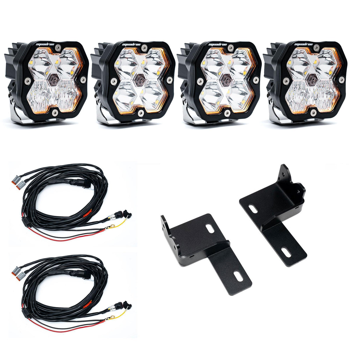 Baja Designs Squadron 2.0 Sport Behind-the-Grille Light Kit, Multi-Pattern, Clear for Toyota 2025-26 4Runner 44-0013