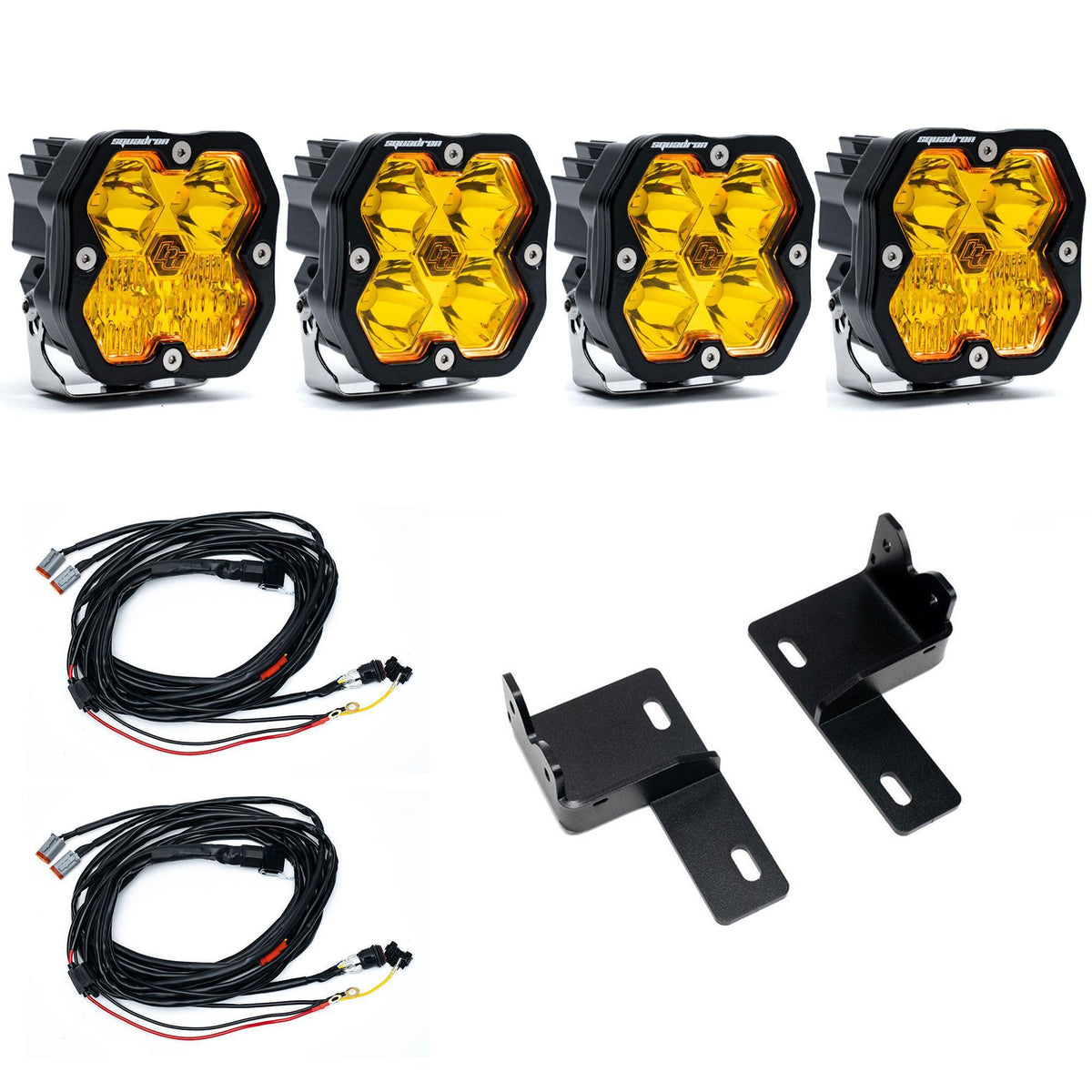Baja Designs Squadron 2.0 Sport Behind-the-Grille Light Kit, Multi-Pattern, Baja Amber for Toyota 2025-26 4Runner 44-0015