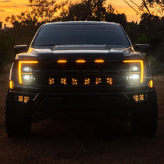 Baja Designs Squadron 2.0 Sport Behind-the-Grille Light Kit, Multi-Pattern, Clear for Ford 2021-26 F-150 Raptor, 2024-26 F-150 Raptor 37/R 44-0016