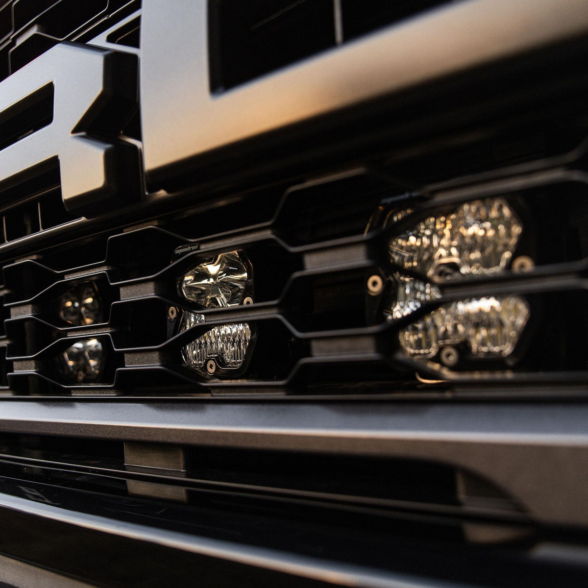 Baja Designs Squadron 2.0 Sport Behind-the-Grille Light Kit, Multi-Pattern, Clear for Ford 2021-26 F-150 Raptor, 2024-26 F-150 Raptor 37/R 44-0016