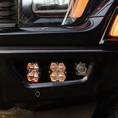 Baja Designs Squadron 2.0 Pro/S1 Fog Pocket Light Kit, Multi-Pattern, Clear for Ford 2021-26 F-150 Raptor 44-0020