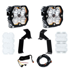 Baja Designs Squadron 2.0 Pro A-Pillar Light Kit, Driving/Combo, Clear for Ford 2021-26 F-150 Raptor, 2024-26 F-150 Raptor 37/R 44-0021