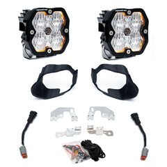 Baja Designs Squadron 2.0 Sport Fog Pocket Light Kit, Wide Cornering, Clear for Mercedes 2019-26 Sprinter Van 1500/2500/3500/3500XD 44-0025