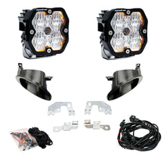 Baja Designs Squadron 2.0 Sport Fog Pocket Light Kit, Wide Cornering, Clear for Mercedes 2014-18 Sprinter Van 2500/3500 44-0027