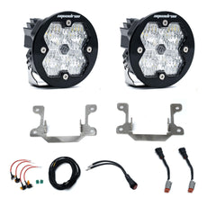Baja Designs Squadron 2.0 Sport Fog Pocket Light Kit, Wide Cornering, Clear for RAM 2019-25 2500/3500, Big Horn 44-0037