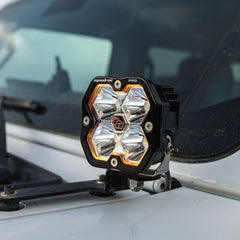 Baja Designs Squadron 2.0 Pro A-Pillar Light Kit, Spot, Clear, Toggle Wiring for Jeep 2018-26 Wrangler JL, 2020-26 Gladiator JT 44-0044