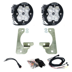 Baja Designs Squadron-R 2.0 Pro Fog Pocket Light Kit, Wide Cornering, Clear for Jeep 2018-26 Wrangler JL, 2020-26 Gladiator JT, with OE Rubicon Bumper 44-0048