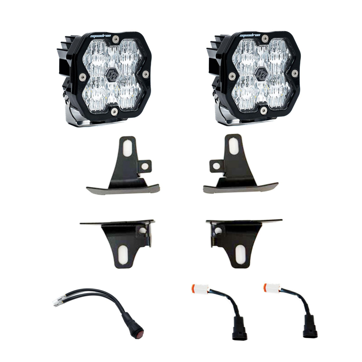 Baja Designs Squadron 2.0 Sport Fog Pocket Light Kit, Wide Cornering, Clear for Ford 2015-20 F-150, 2017-22 F-250/350 Super Duty 44-0051