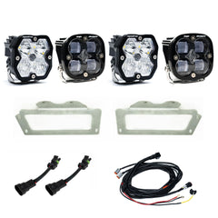 Baja Designs Squadron 2.0 Sport/Squadron SAE Dual Fog Pocket Light Kit, Spot, Clear for RAM 2009-12 1500, 2010-18 2500/3500 44-0054