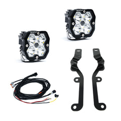 Baja Designs Squadron 2.0 Sport A-Pillar Light Kit, Spot, Clear for Chevy 2019-2026 Silverado 1500 44-0057