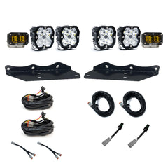 Baja Designs Squadron 2.0 Sport/S2 SAE Sportsman Fog Pocket Light Kit, Multi-Pattern, Baja Amber for Ford 2017-20 F-150 Raptor 44-0061