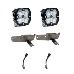 Baja Designs Squadron 2.0 Sport Fog Pocket Light Kit, Wide Cornering, Clear for Ford 1999-10 F-250/350 Super Duty 44-0079