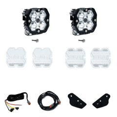 Baja Designs Squadron 2.0 Pro A-Pillar Light Kit, Spot, Clear, Upfitter Wiring for Ford 2021-26 Bronco, 2022-24 Bronco Raptor 44-0087-UP