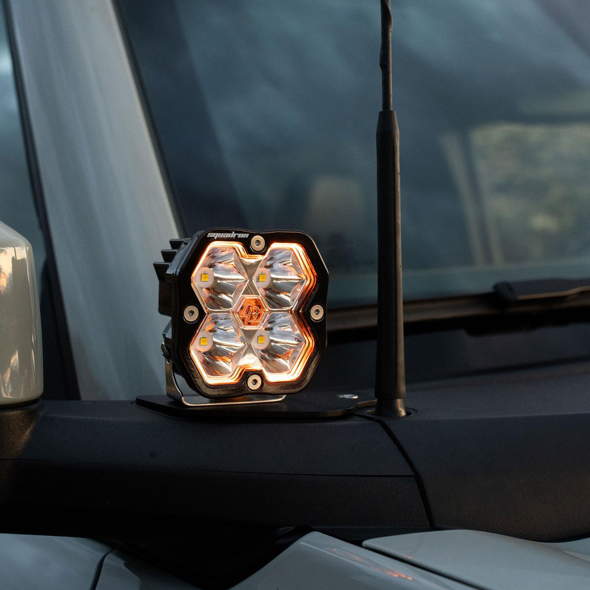 Baja Designs Squadron 2.0 Sport A-Pillar Light Kit, Spot, Clear, Toggle Wiring for Ford 2021-26 Bronco, 2022-24 Bronco Raptor 44-0088