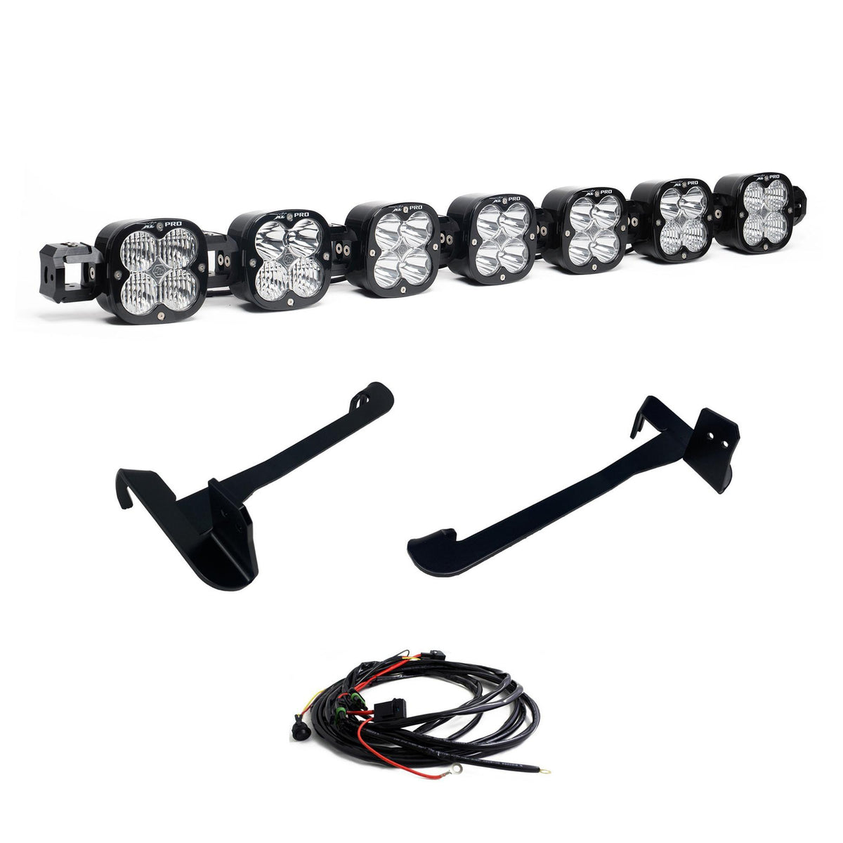 Baja Designs XL Pro Linkable Sport Bumper Light Kit, Multi-Pattern, Clear, Toggle Wiring for RAM 2019-26 2500/3500/4500/5500 44-7777