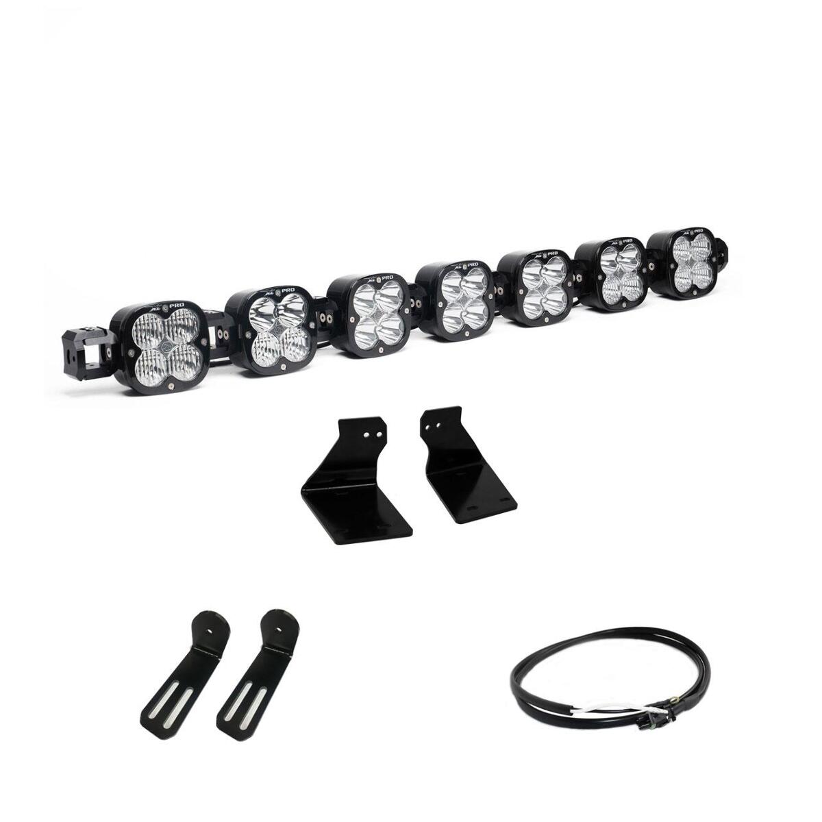 Baja Designs XL Pro Linkable Bumper Light Kit, Multi-Pattern, Clear, Upfitter Wiring for Ford 2020-22 F-250 Super Duty, 2020-22 F-350 Super Duty 44-7793-UP