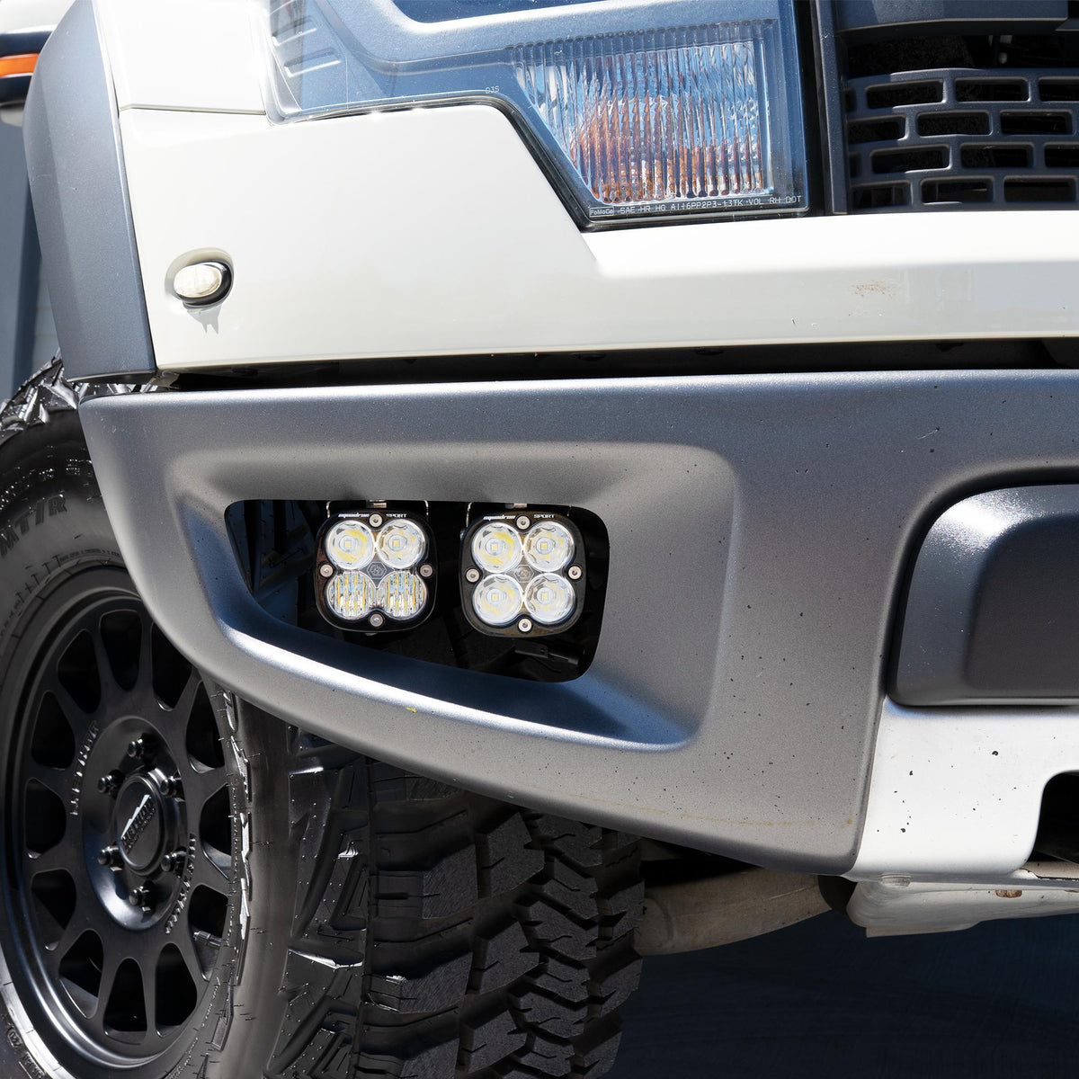 Baja Designs Squadron Sport Sportsmen Dual Fog Pocket Light Kit for 2010-14 Ford F-150 SVT Raptor 44-7847