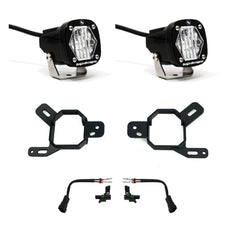 Baja Designs S1 Fog Pocket Light Kit, Clear for GMC/Chevy 2023-2026 Canyon/Colorado, 2024-2026 Yukon, 2500/3500, 2022-2026 Sierra 1500 AT4-X 44-7878