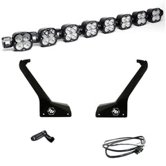 Baja Designs XL Pro Linkable Roof Mount Light Kit, Multi-Pattern, Clear, Upfitter Wiring for Jeep 2018-26 Wrangler JL, 2020-26 Gladiator JT 44-7893-UP