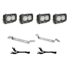 Baja Designs S2 Sport OEM Fog Light Replacement Kit, Clear for 2025-2026 Toyota 4Runner, Non-TRD Pro 44-8280
