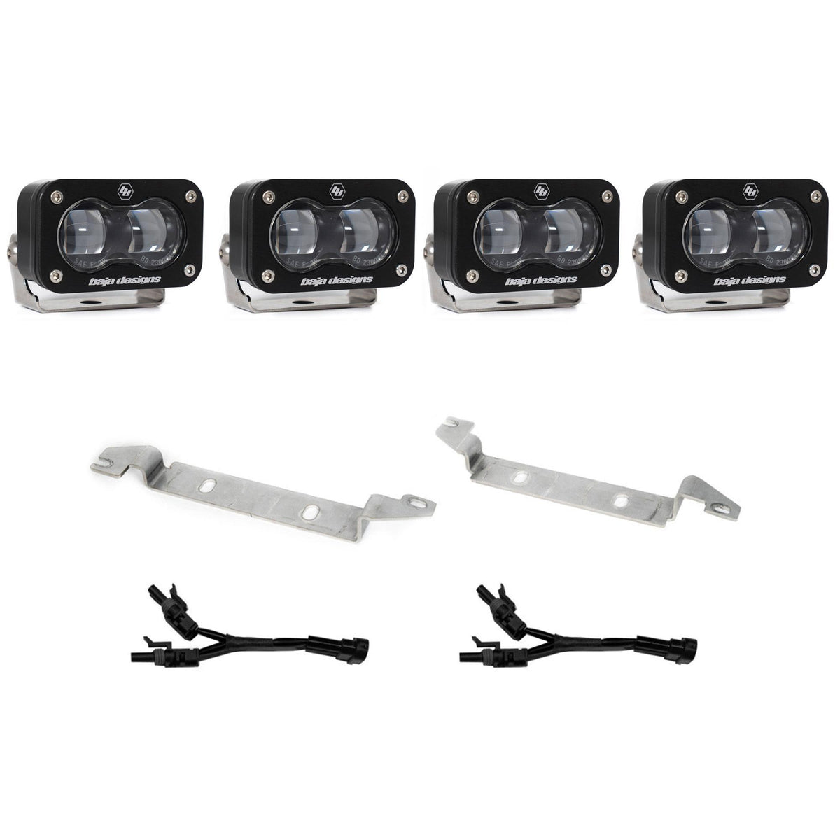 Baja Designs S2 SAE OEM Fog Light Replacement Kit, Clear for 2025-2026 Toyota 4Runner, Non-TRD Pro 44-8282