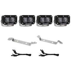 Baja Designs S2 SAE OEM Fog Light Replacement Kit, Clear for 2025-2026 Toyota 4Runner, Non-TRD Pro 44-8282