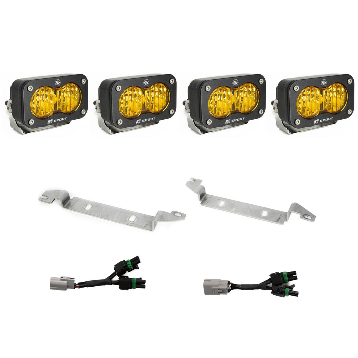 Baja Designs S2 Sport OEM Fog Light Replacement Kit, Amber for 2025-2026 Toyota 4Runner, TRD Pro/Trailhunter 44-8285
