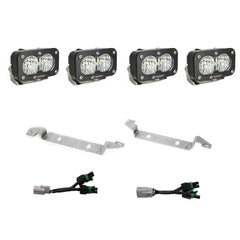 Baja Designs S2 Sport OEM Fog Light Replacement Kit, Clear for 2024-2026 Toyota Tacoma, TRD Pro/Trailhunter 44-8288