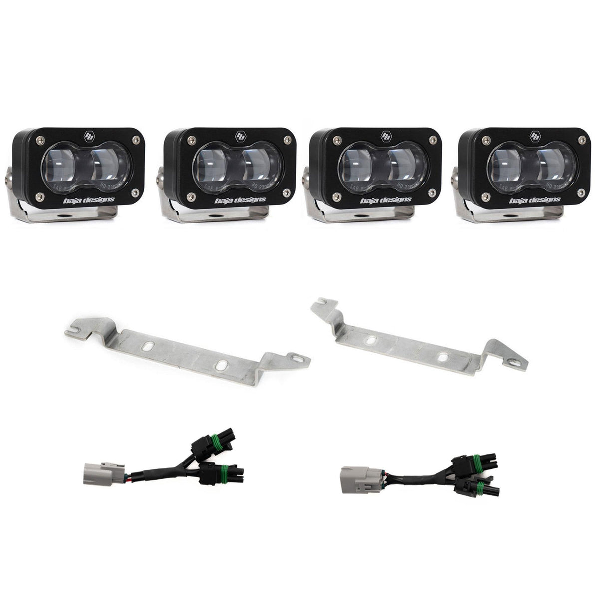 Baja Designs S2 SAE OEM Fog Light Replacement Kit, Clear for 2024-2026 Toyota Tacoma, TRD Pro/Trailhunter 44-8290