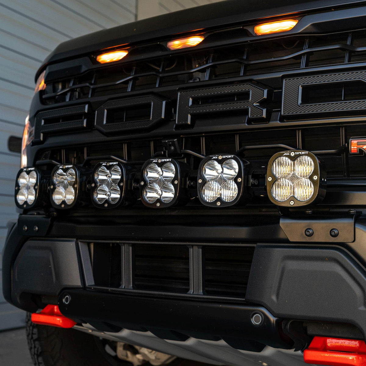 Baja Designs 6XL Sport Linkable Bumper Light Kit for 2024-2026 Ford F-150 Raptor R/37 44-8308