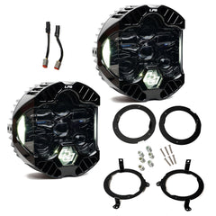 Baja Designs DOT LP6 LED Headlight Kit, White for Jeep 2018-2026 Wrangler JL, 2020-2026 Gladiator JT, with LED Headlights 44-8309