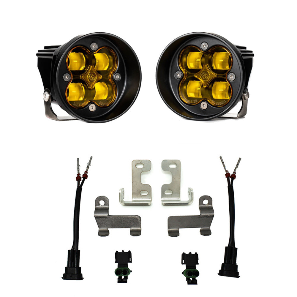 Baja Designs Squadron-R SAE Fog Pocket Kit, SAE Fog, Baja Amber for Toyota 2016-21 RAV4, 2014-19 Highlander 447704