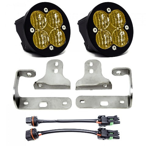 Baja Designs 447722 Fog Light Squadron-R SAE Fog Pocket Kit Amber