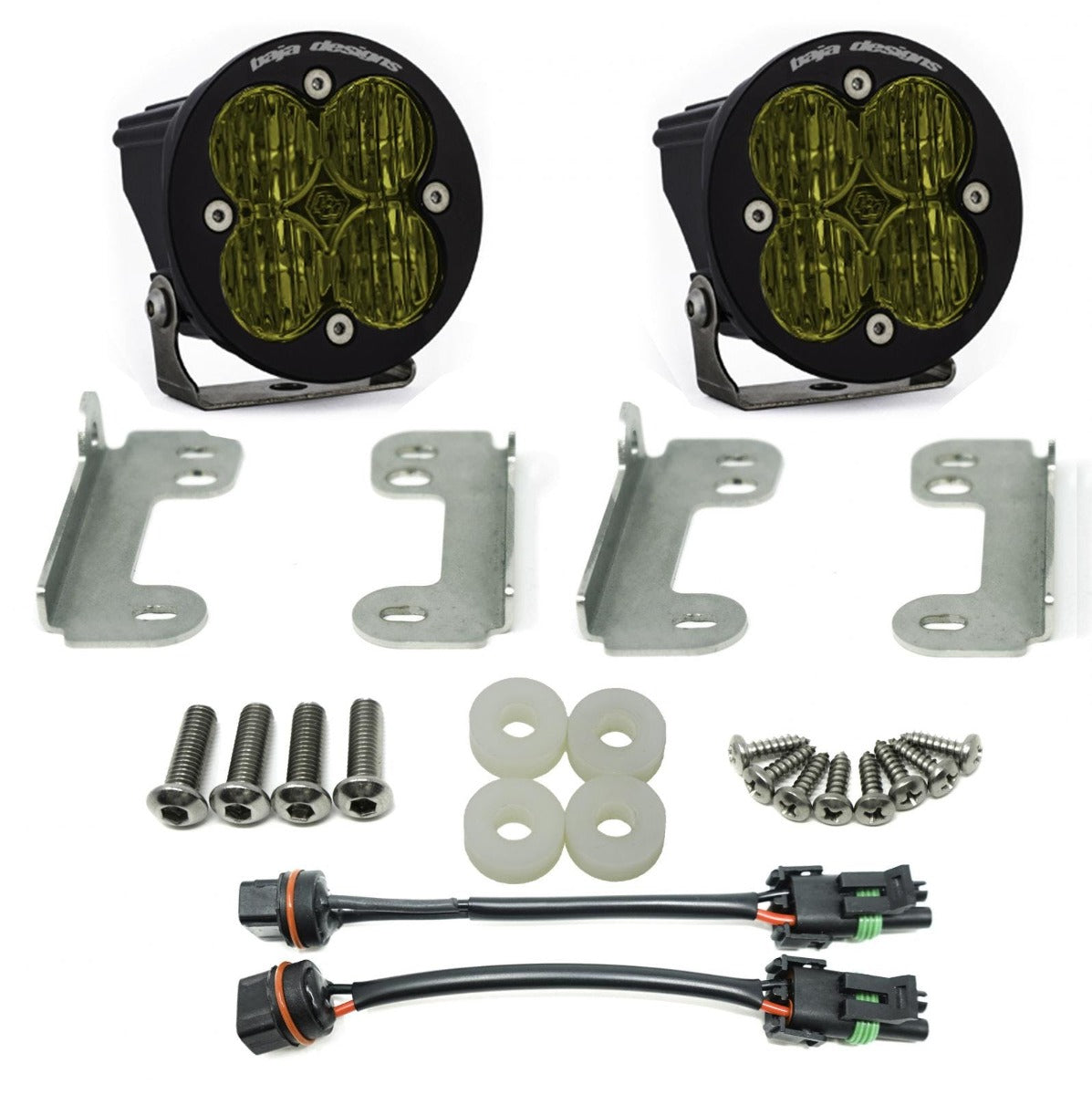 Baja Designs 447735 Fog Pocket Kit Amber Lens SAE FPK