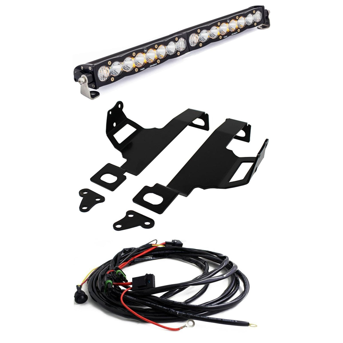 Baja Designs 447791 Ford Super Duty (11-16) S8 20 inch Front Bumper Kit Baja Designs