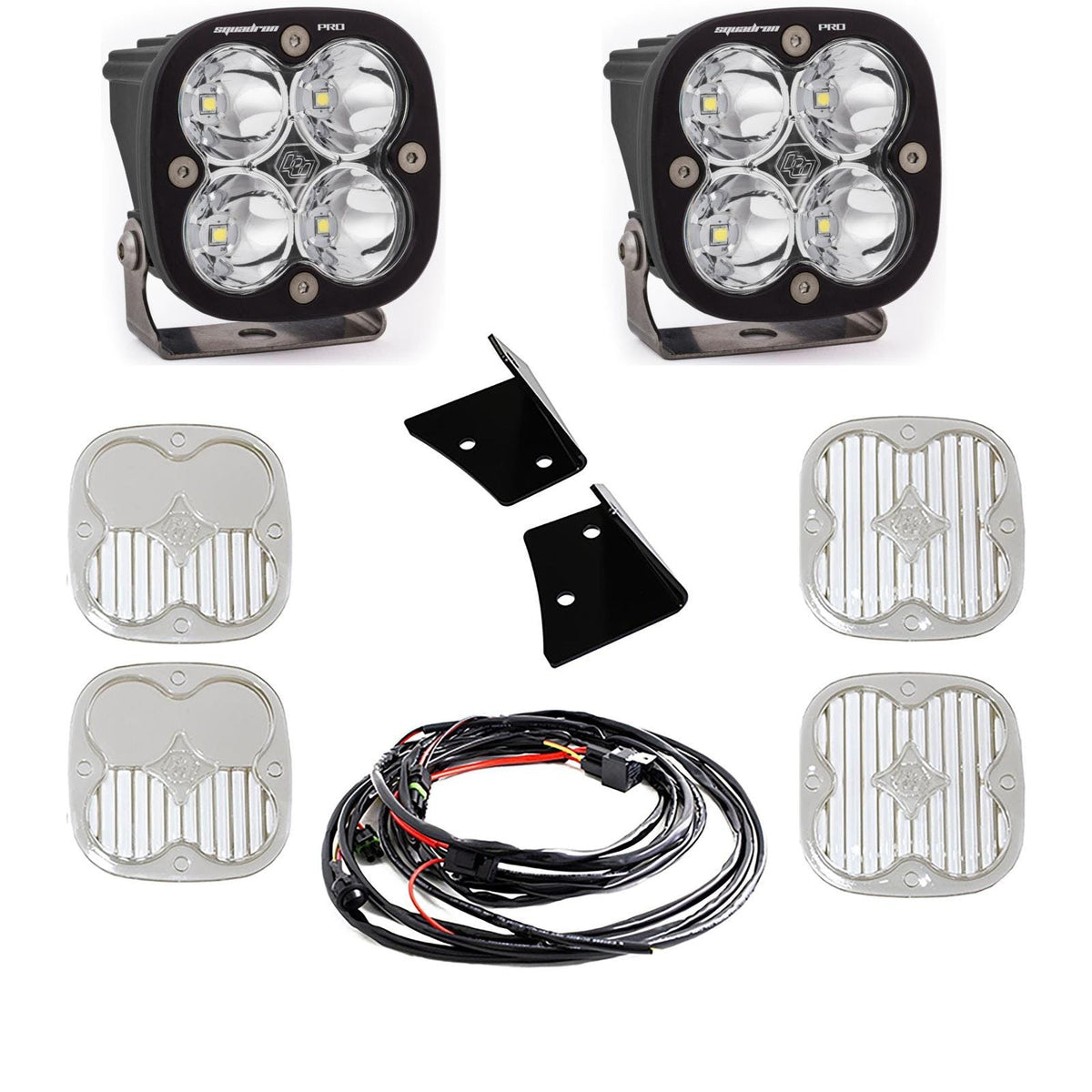 Baja Designs 447797 Jeep, JK Squadron Pro Spot A-Pillar Kit Baja Designs