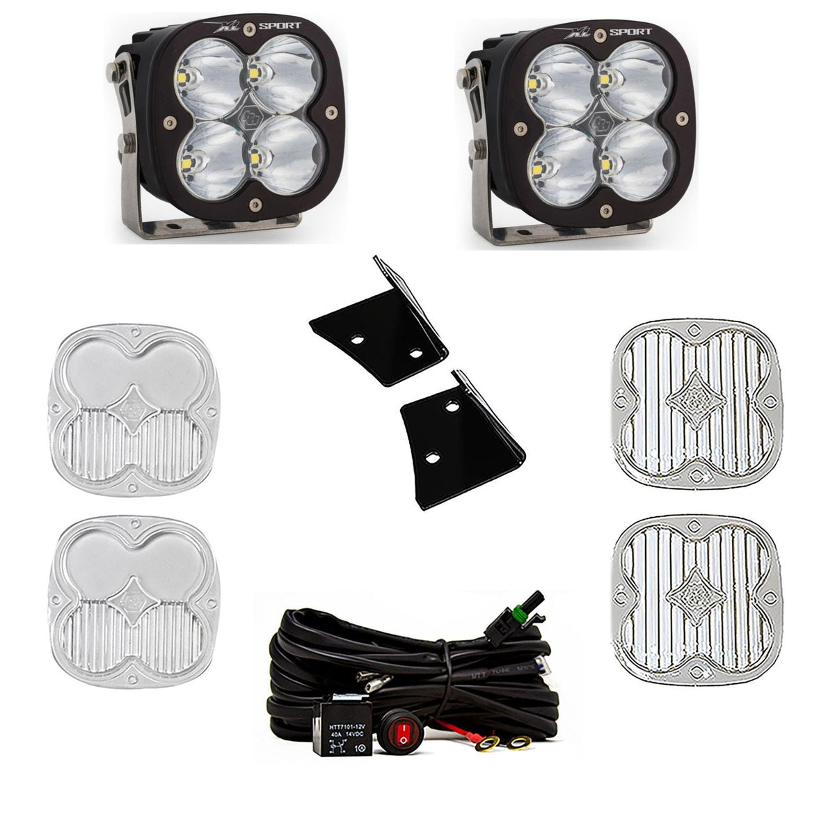 Baja Designs 447798 Jeep JK XL Sport Spot A-Pillar Kit Baja Designs