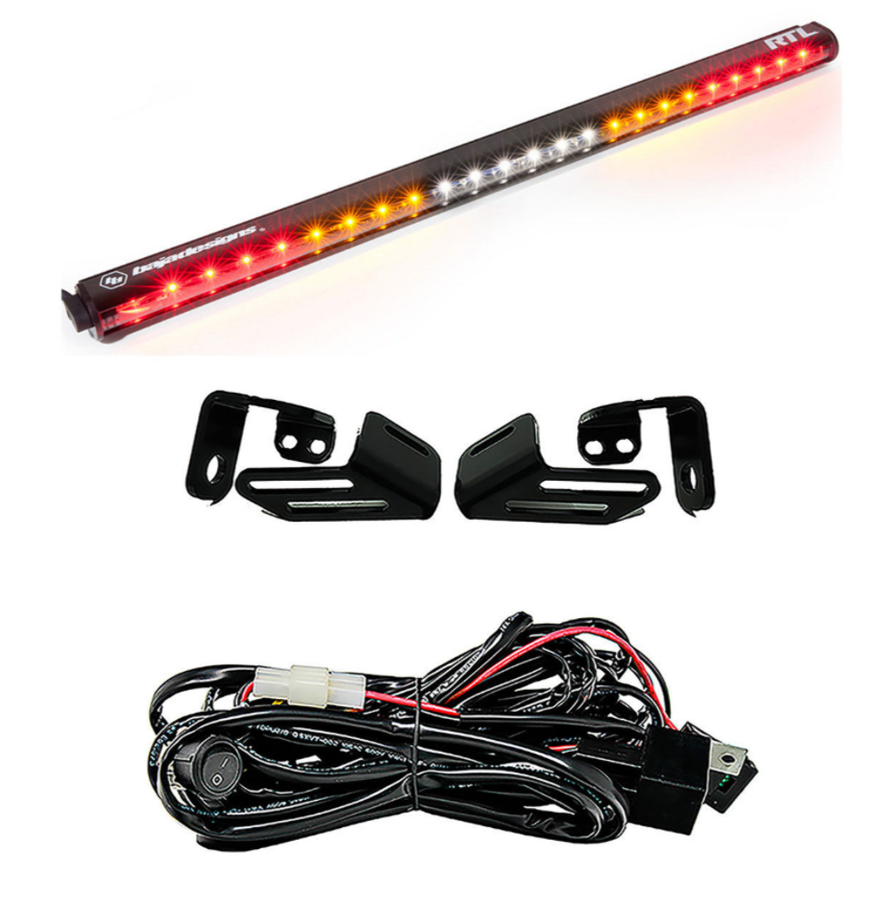 Baja Designs 447832 RTL 30 inch Rear Tail Light Kit 18 Wildcat XX No Turn Signal Clear Baja Designs